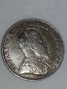 1909-10-Cent-Rainbow-Toned